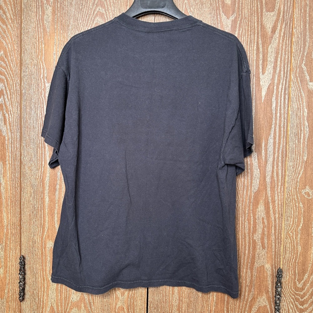 Vintage Streetwear 'Real Women Ride Motorcycles' Graphic T-Shirt Black XL Biker - Picture 5 of 6